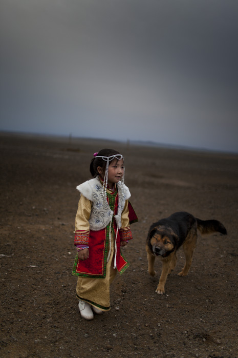 Nomadic Children Mongolia, Mongolian Nomads by Sven Zellner